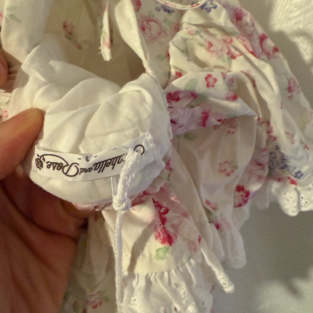 Floral Ruffle Romper - Picture 7 of 7